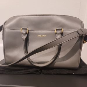Saint Laurent gray baby duffle